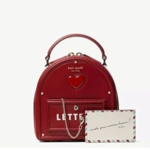 Kate spade valentines 3d heart mailbox crossbody